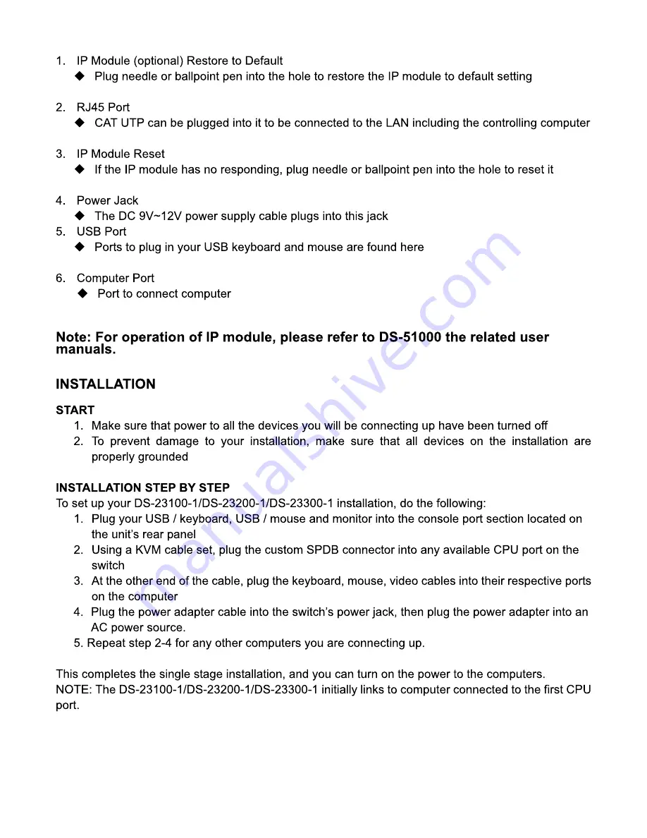 Digitus DS-23100-1 Manual Download Page 7