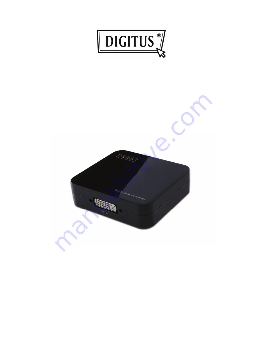 Digitus DS-40101 User Manual Download Page 1