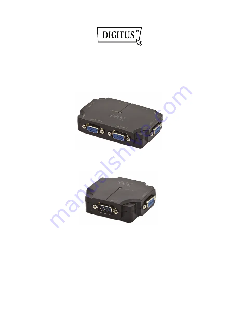 Digitus DS-41120-1 (2-Port) User Manual Download Page 1