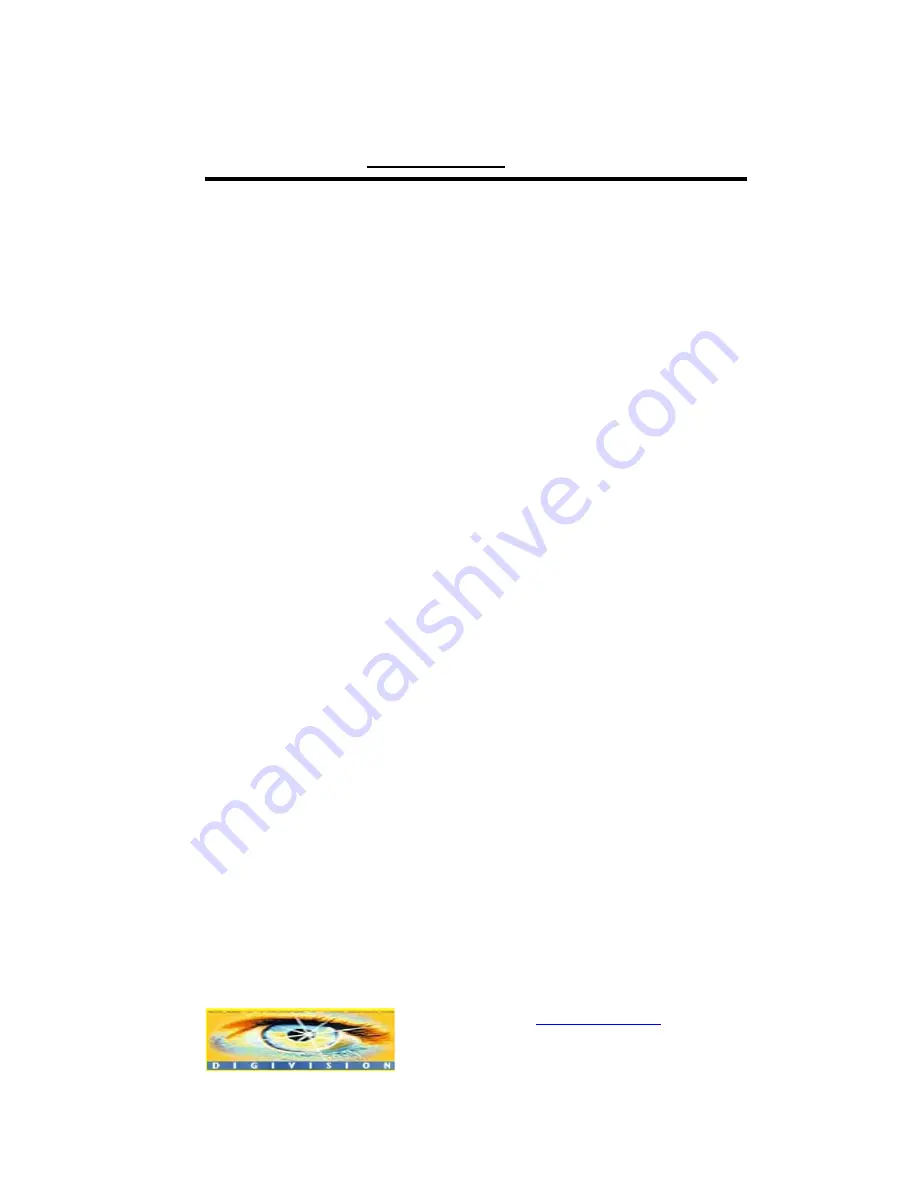 DIGIVISION STREAMERH264 User Manual Download Page 5