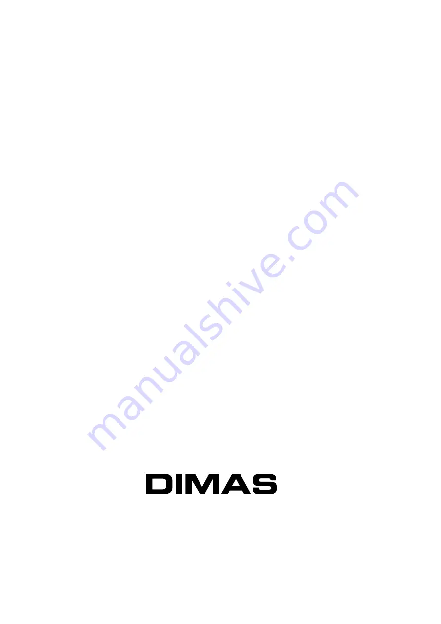 Dimas DM 310 Operator'S Manual Download Page 2