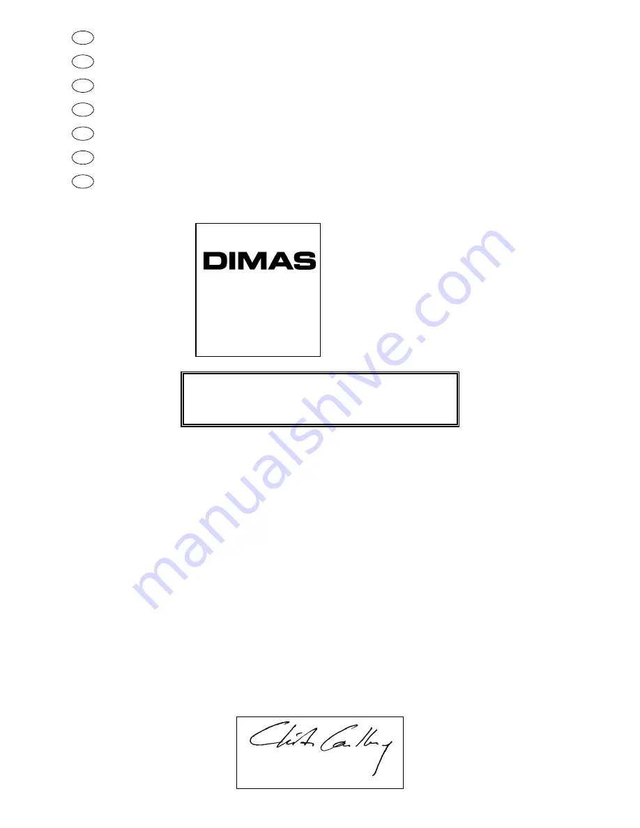 Dimas TS 350 F - 02 Operating Instructions Manual Download Page 2