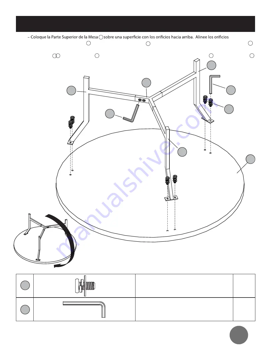 Dimensions Furniture MoDRN 8683C Assembly Instructions Manual Download Page 12