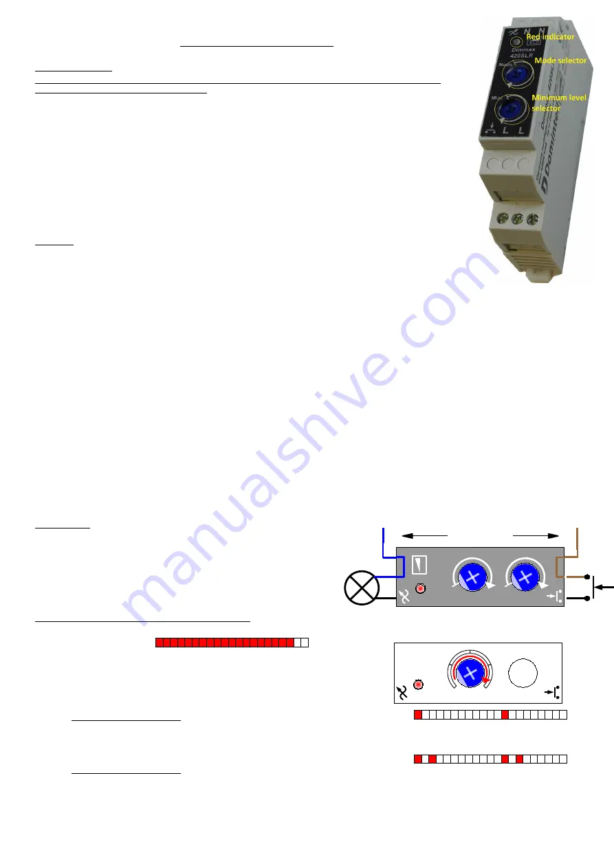 Dimmax 420SLR Instructions Download Page 1