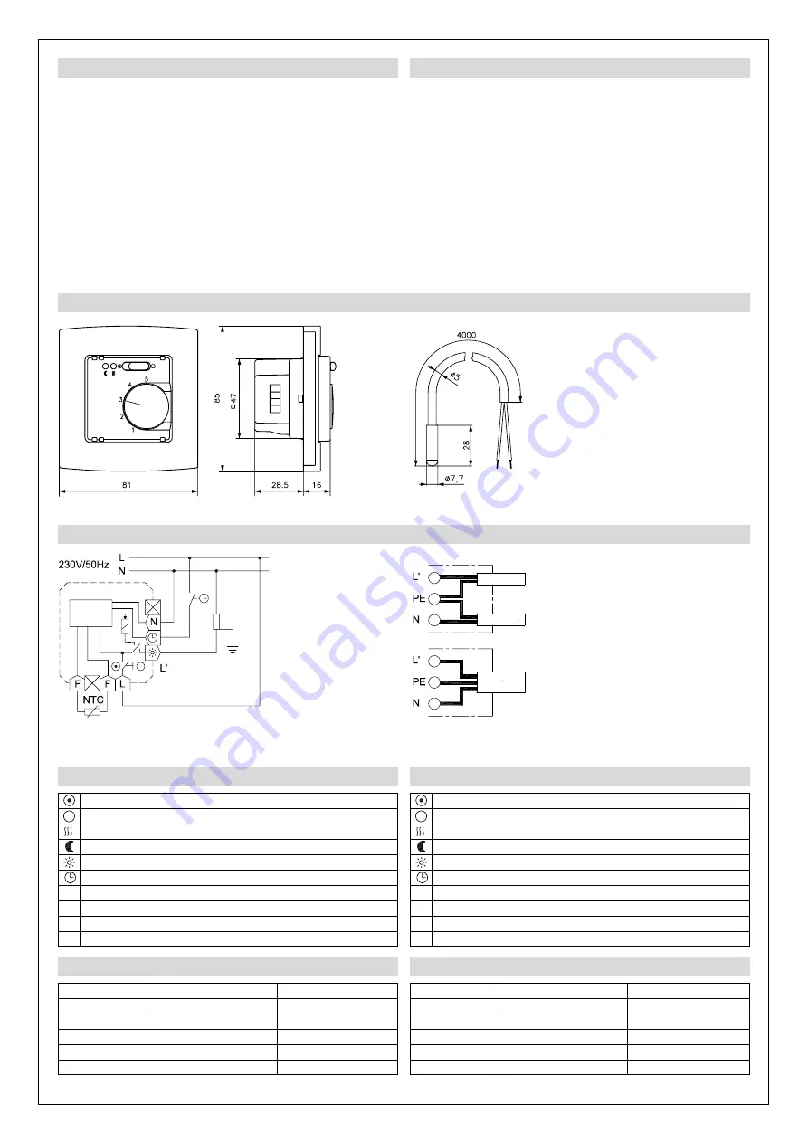 Dimplex BT 401 UN Manual Download Page 2