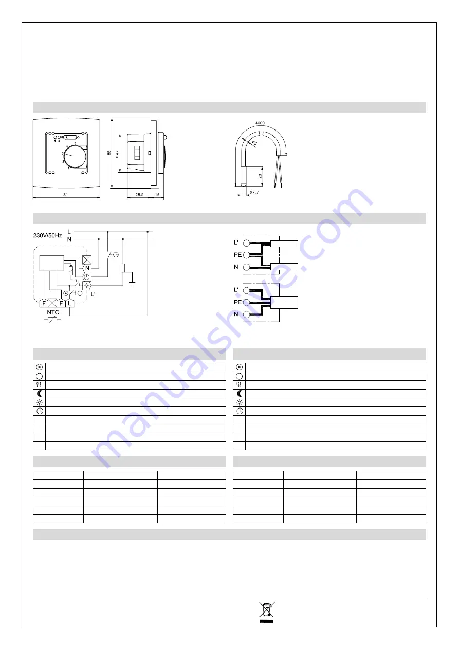 Dimplex BT 401 UN Скачать руководство пользователя страница 4