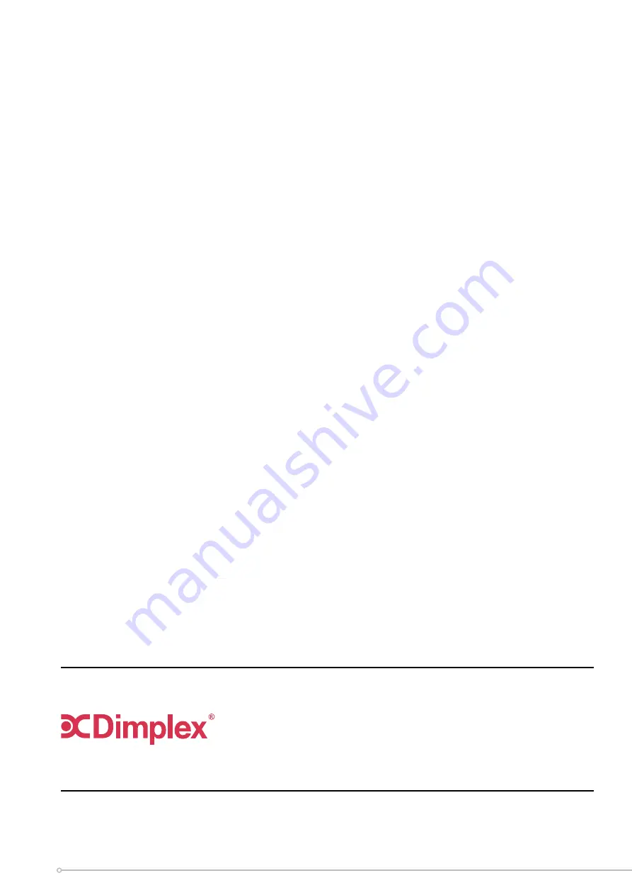 Dimplex Conner CNR15-AU Instruction Manual Download Page 12