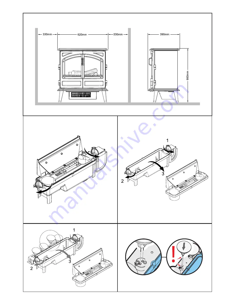 Dimplex Creme RTOPSTV20GC User Manual Download Page 8