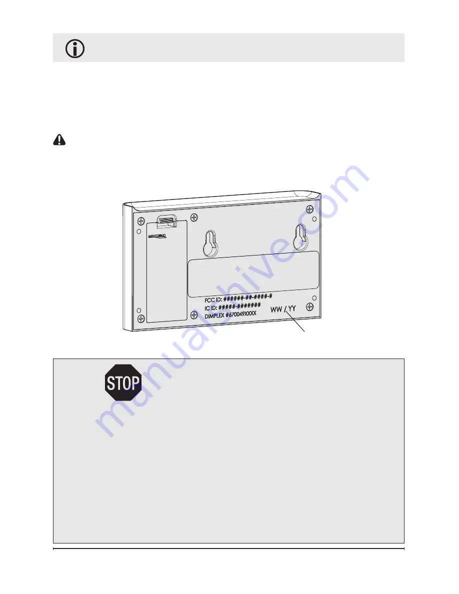 Dimplex CX-MPC Скачать руководство пользователя страница 3