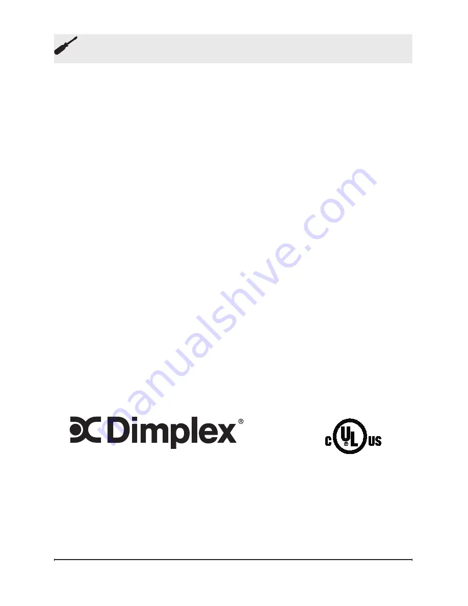 Dimplex DCF44GS Owner'S Manual Download Page 19