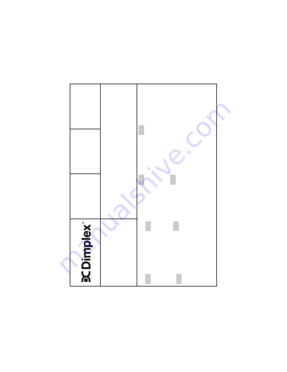 Dimplex DF2010-EU Скачать руководство пользователя страница 73