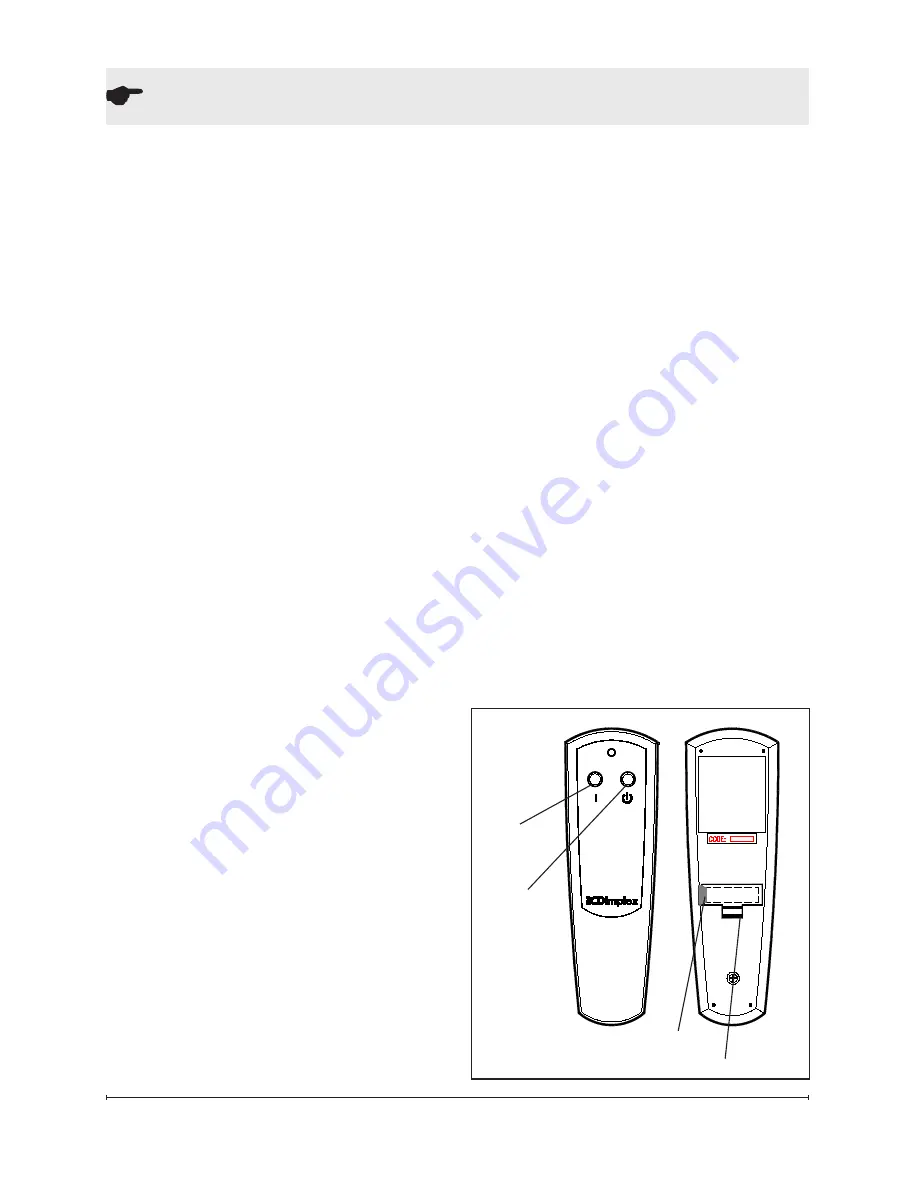 Dimplex DF2500L Owner'S Manual Download Page 10