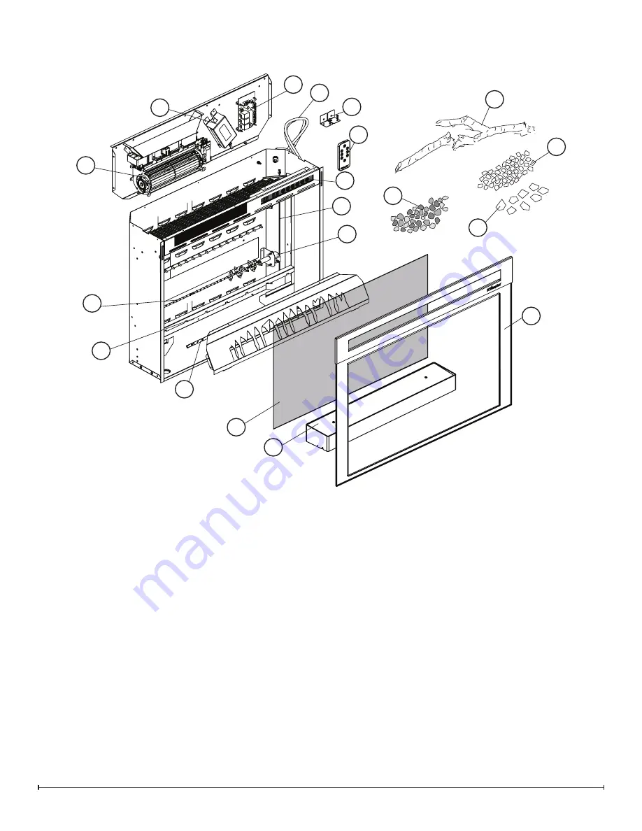 Dimplex DF26DWC-PRO Service Manual Download Page 5