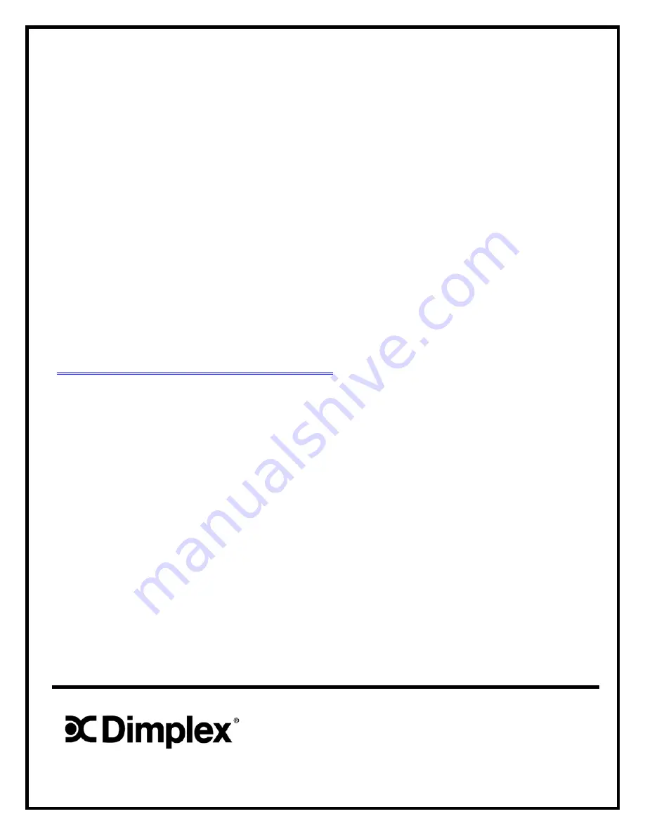 Dimplex DFO2607 Practical User'S Manual Download Page 10