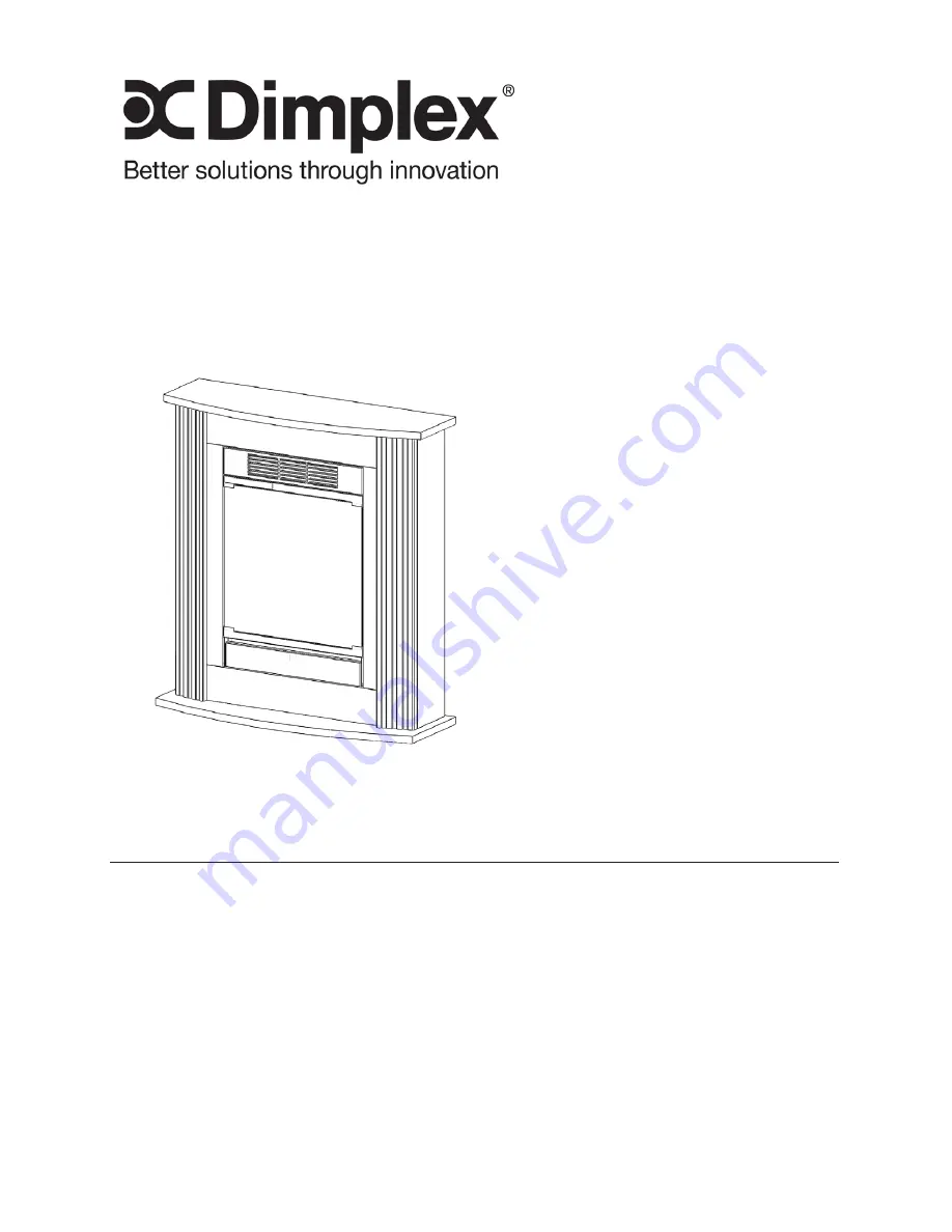 Dimplex DFP15-1134NG Owner'S Manual Download Page 1