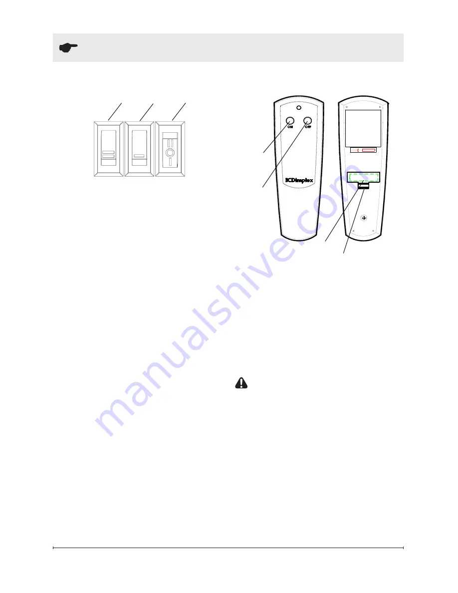 Dimplex DFP15-1134NG Owner'S Manual Download Page 8