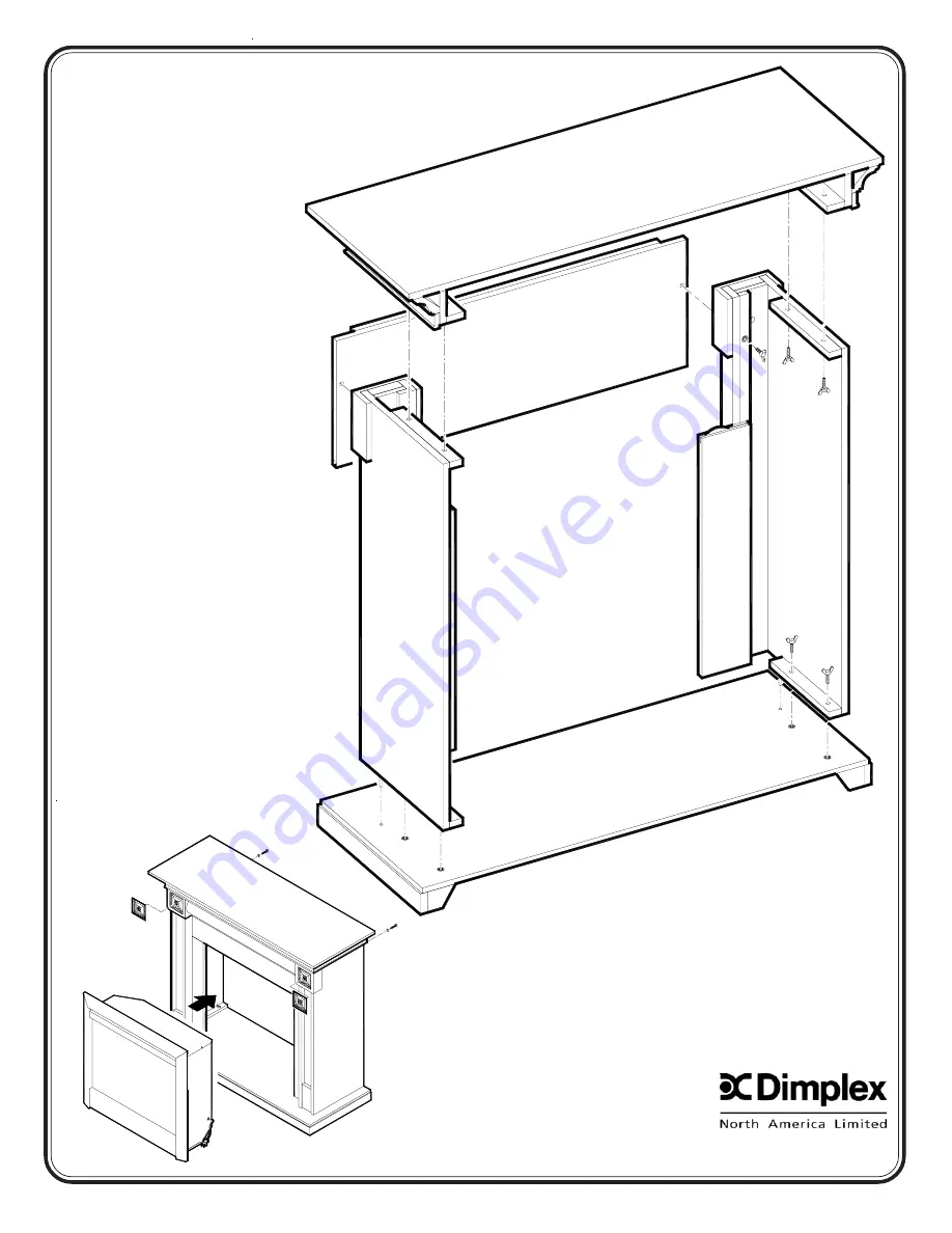 Dimplex DFP4754E Скачать руководство пользователя страница 1