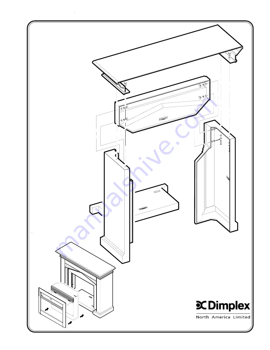 Dimplex DFP6844S Скачать руководство пользователя страница 1