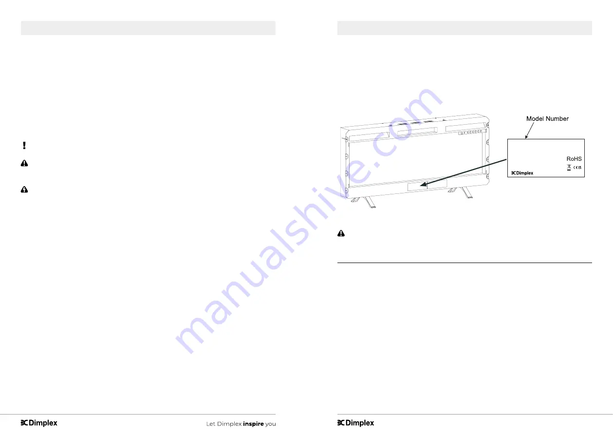 Dimplex DVF1200 Owner'S Manual Download Page 9