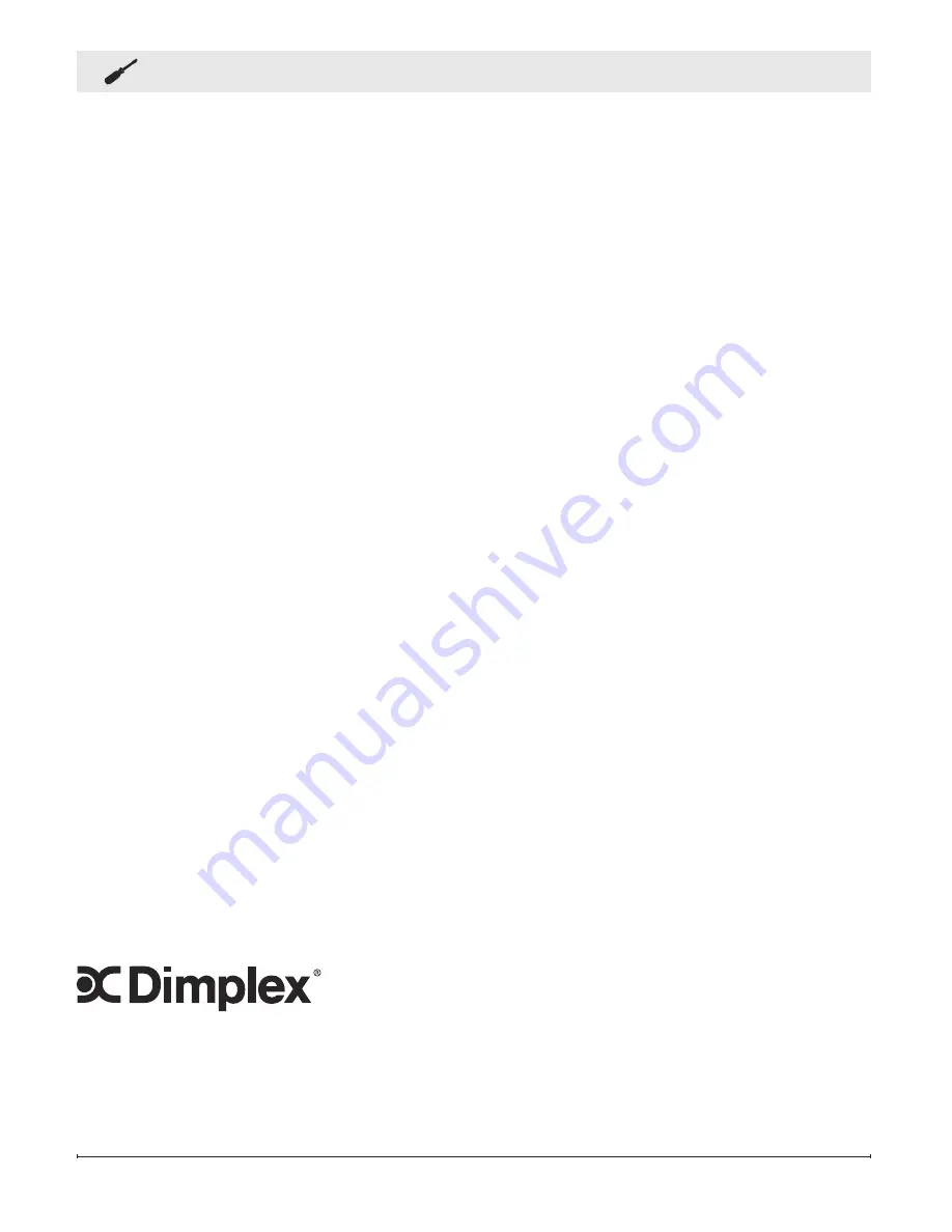 Dimplex DWF1146GP Скачать руководство пользователя страница 11