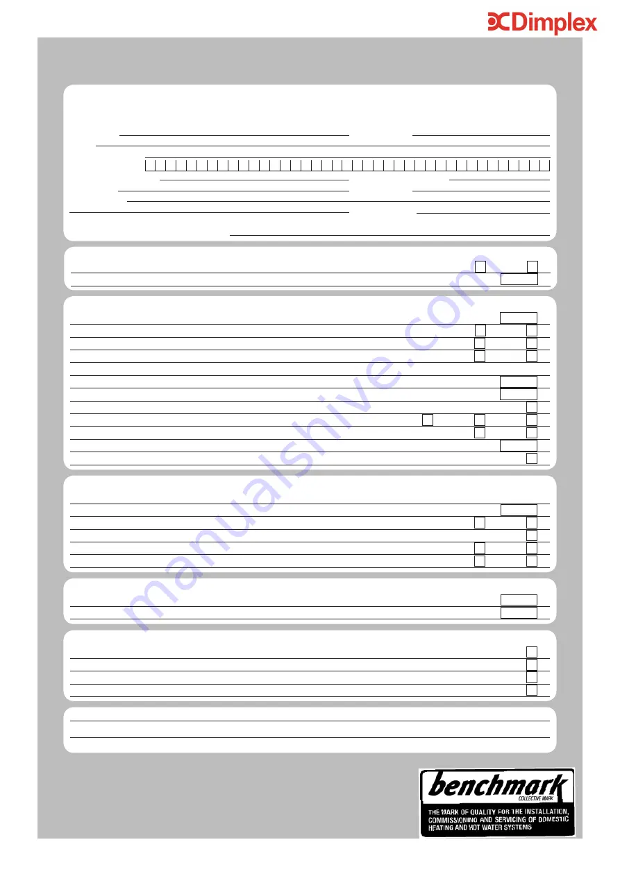 Dimplex Edel EDL200UK-630 Installation And User Instructions Manual Download Page 34