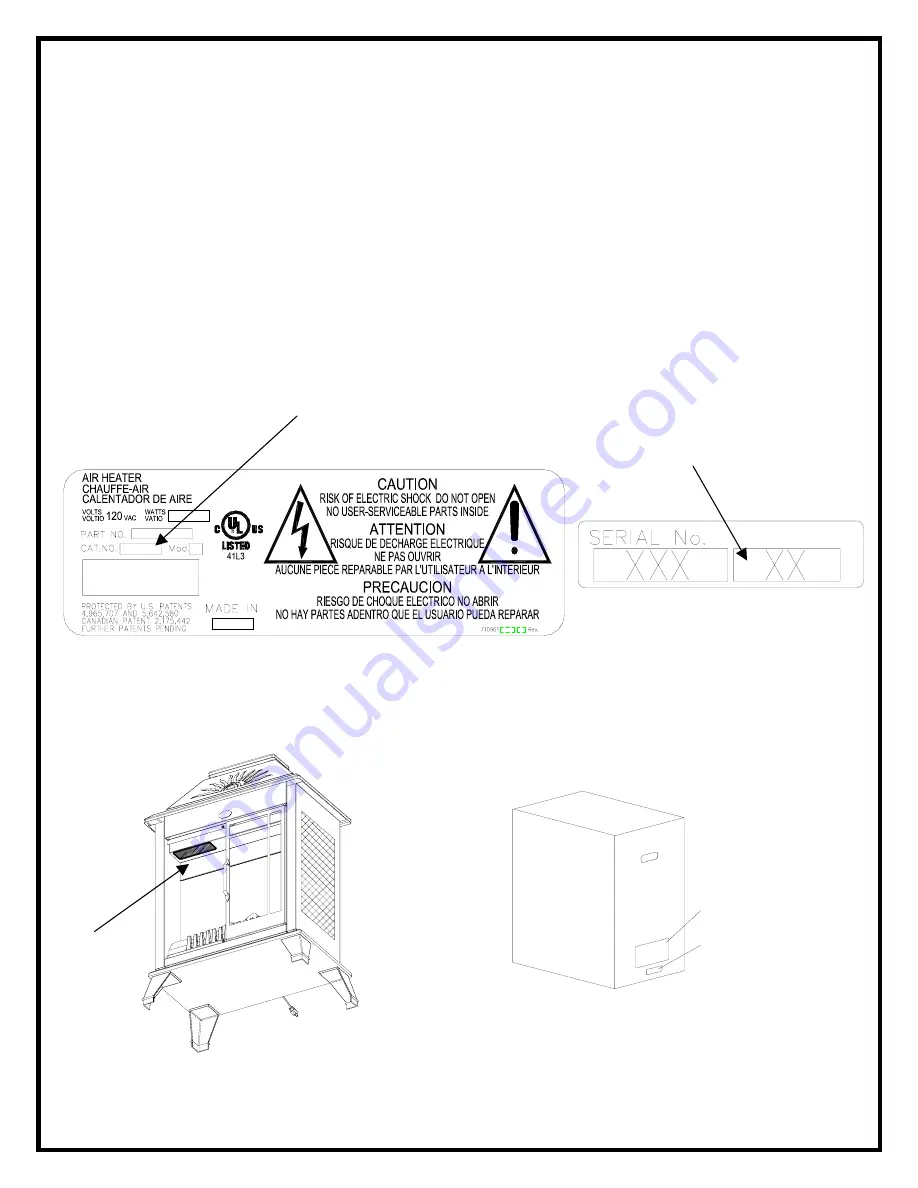 Dimplex ELECTRIC PATIO STOVE Practical User'S Manual Download Page 5