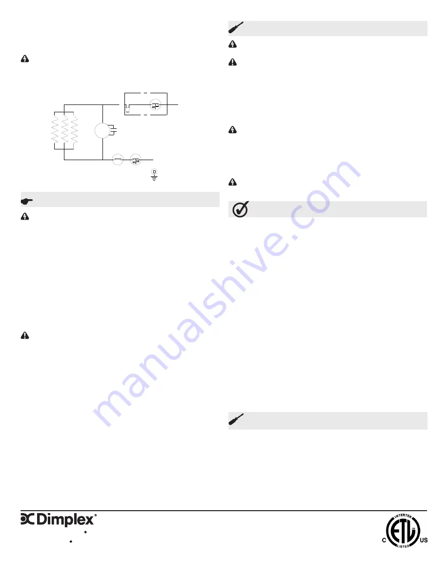 Dimplex RCH5031W Скачать руководство пользователя страница 2