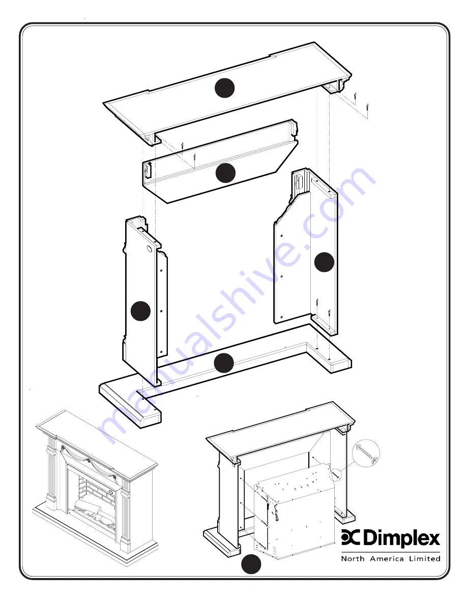 Dimplex SEP-AL-4201-FB Install Manual Download Page 1