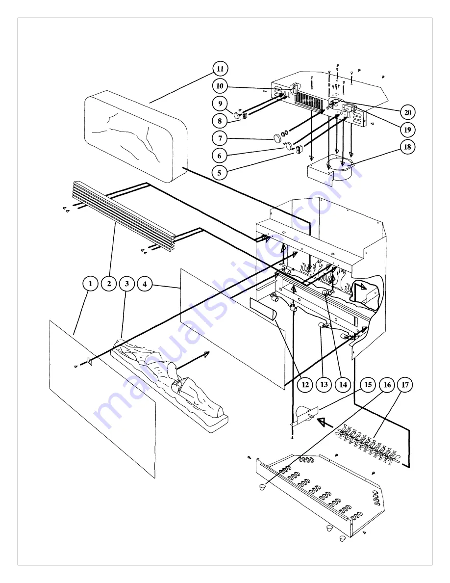 Dimplex SYMPHONY SF5598 Parts & Service Manual Download Page 5