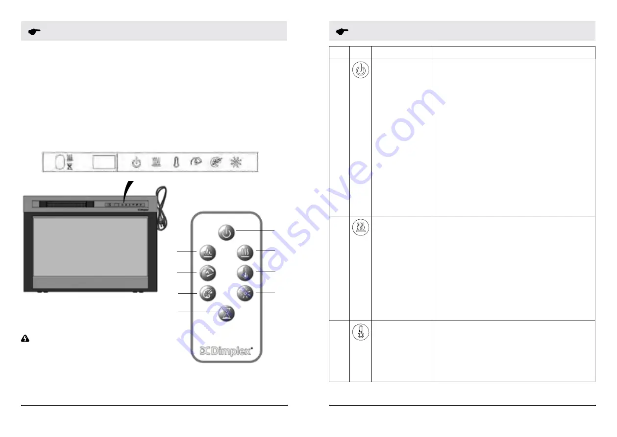 Dimplex XHD23L-INT Owner'S Manual Download Page 6