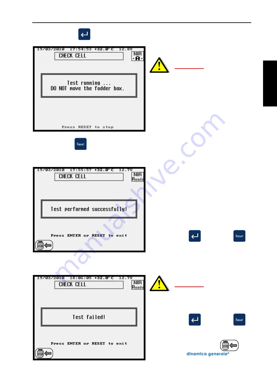 Dinamica Generale AgriNIR Operator'S Manual Download Page 31