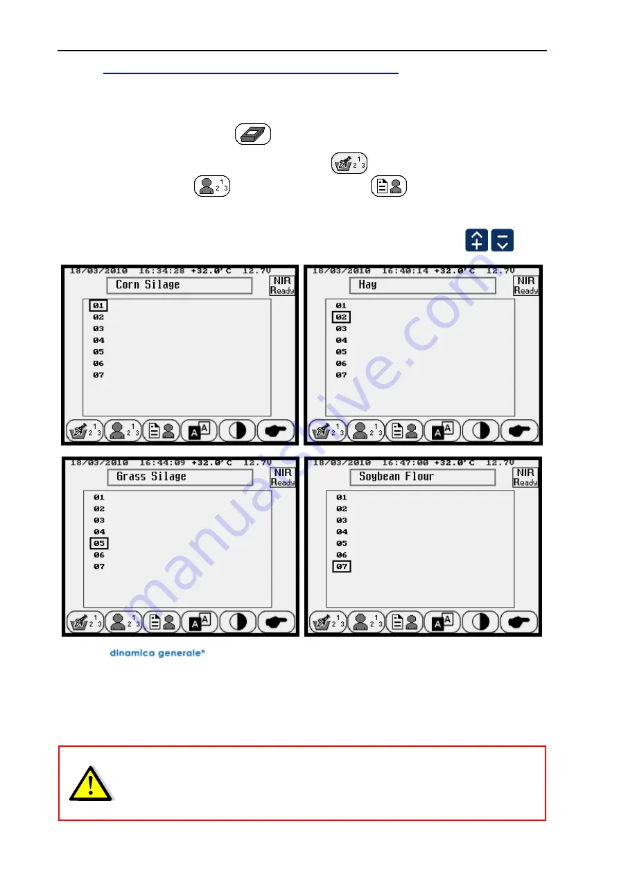 Dinamica Generale AgriNIR Operator'S Manual Download Page 36