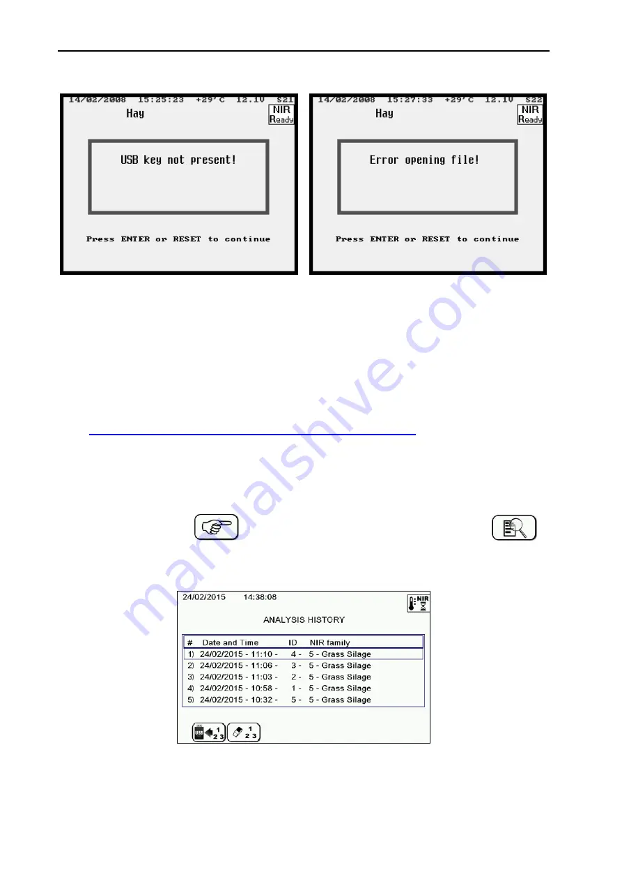 Dinamica Generale AgriNIR Operator'S Manual Download Page 46