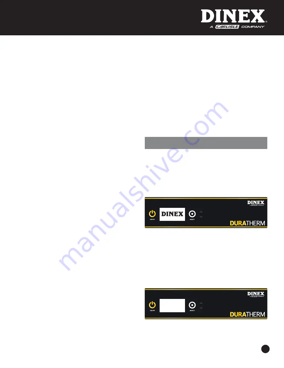 Dinex DuraTherm 2011208 Operating & Maintenance Manual Download Page 5