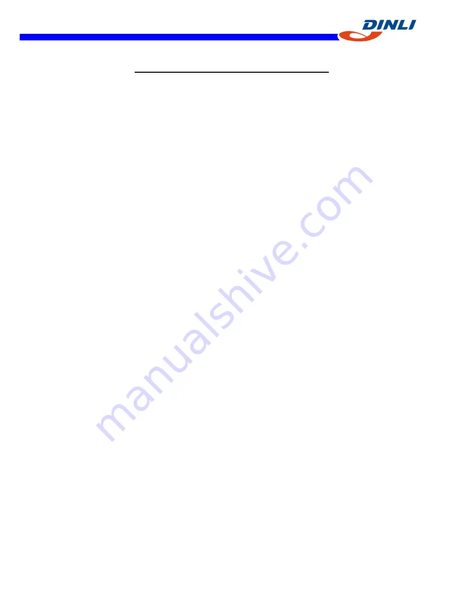 Dinli DL-901 Service Manual Download Page 6