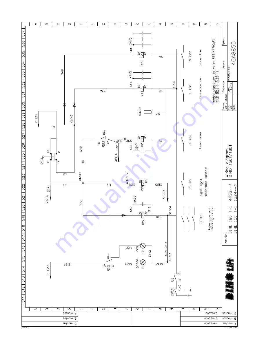 Dino lift DINO 180 T Operation Instructions Manual Download Page 83