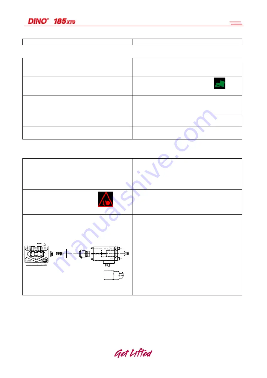Dino lift DINO 185XTS Скачать руководство пользователя страница 89