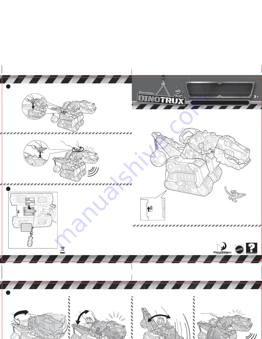 Dinotrux Mega Chompin TY RUX Скачать руководство пользователя страница 1