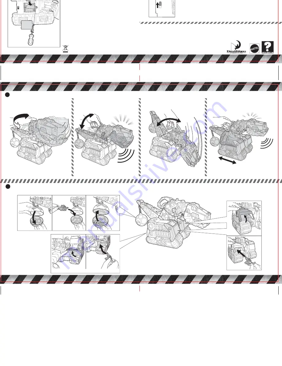 Dinotrux Mega Chompin TY RUX Скачать руководство пользователя страница 2