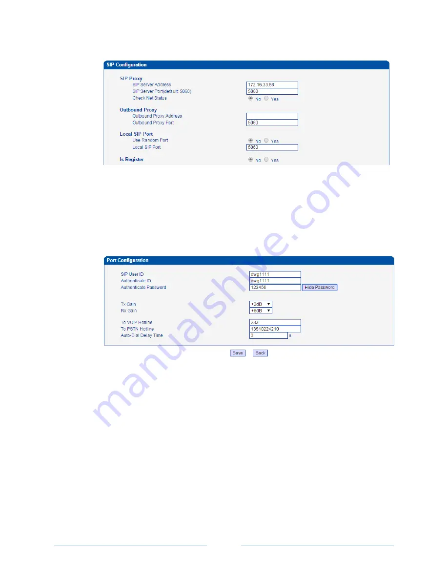 Dinstar DWG2000-1G User Manual Download Page 57