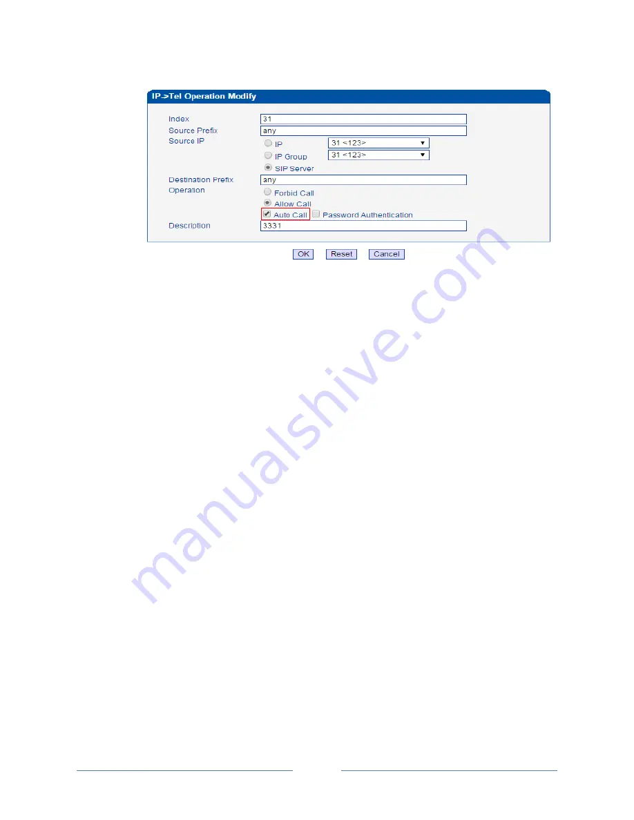 Dinstar DWG2000-1G User Manual Download Page 59