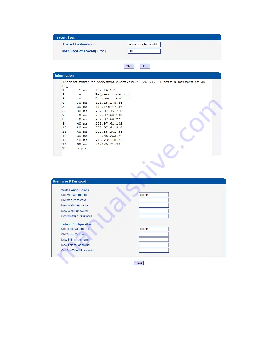 Dinstar DWG2000C Скачать руководство пользователя страница 48