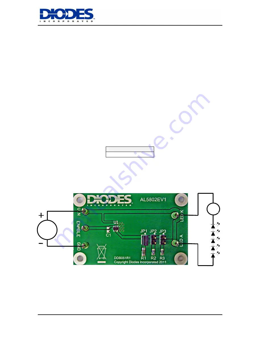 Diodes AL5802EV1 Скачать руководство пользователя страница 1