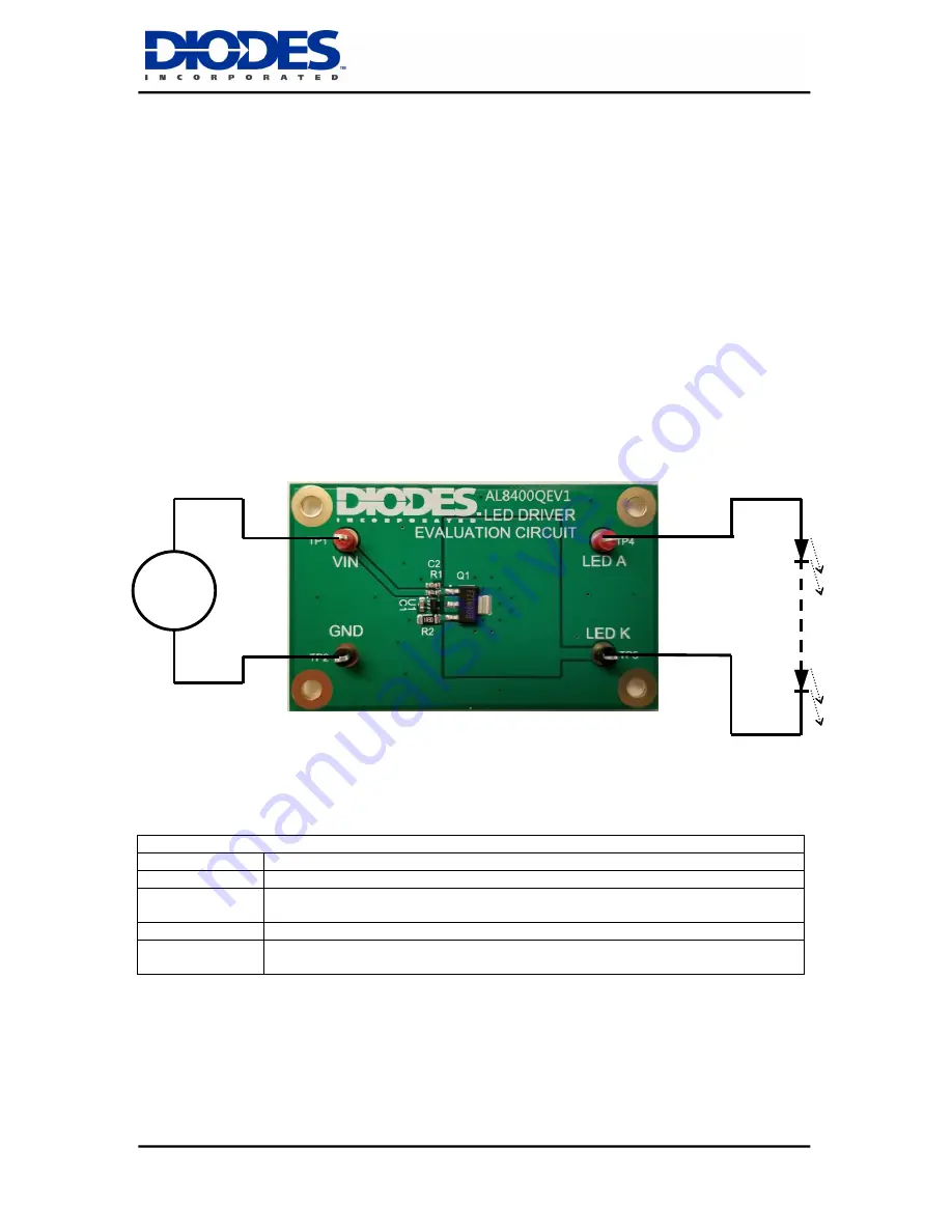 Diodes AL8400QEV1 Скачать руководство пользователя страница 1