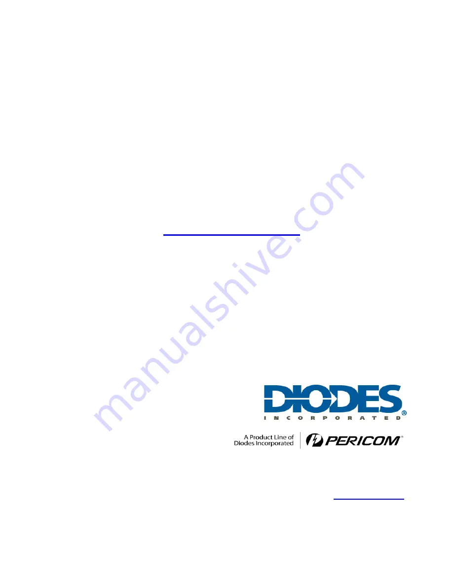 Diodes PI7C9X2G304EL Manual Download Page 1