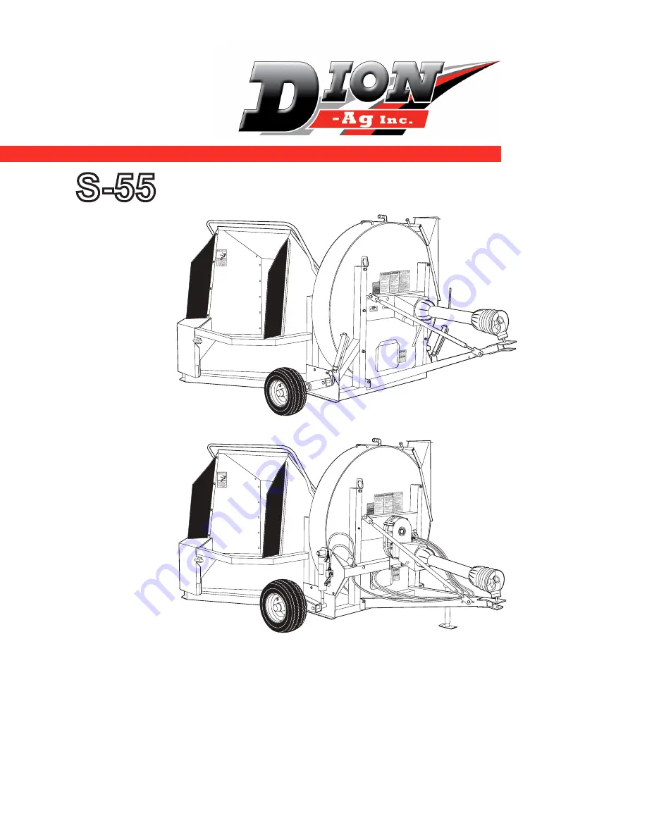 Dion-Ag S-55 Operator'S Manual Download Page 1