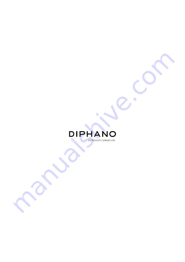 Diphano Pure bench 280x40 Instruction Manual Download Page 8