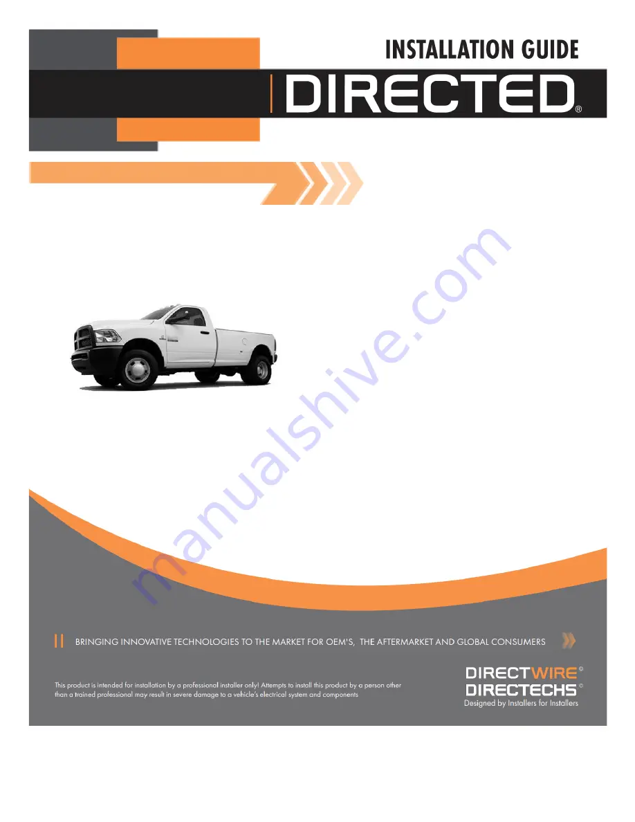 Directed 403.CHRYSLER6 v2.17 Installation Manual Download Page 1