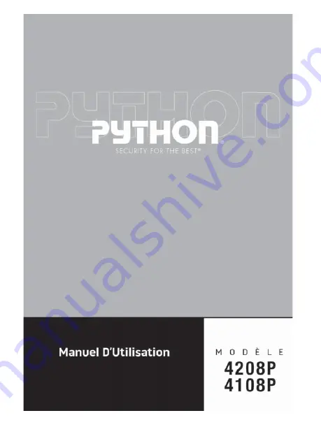 Directed Python 4108P Owner'S Manual Download Page 15