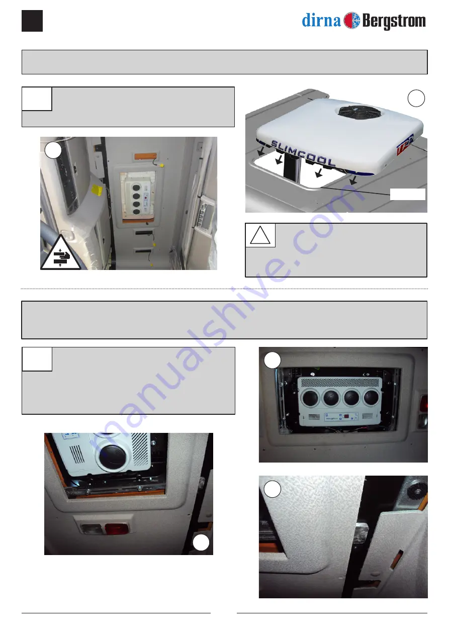 dirna Bergstrom TRR Bycool Green Line SLIM COOL Mounting Instructions Download Page 10